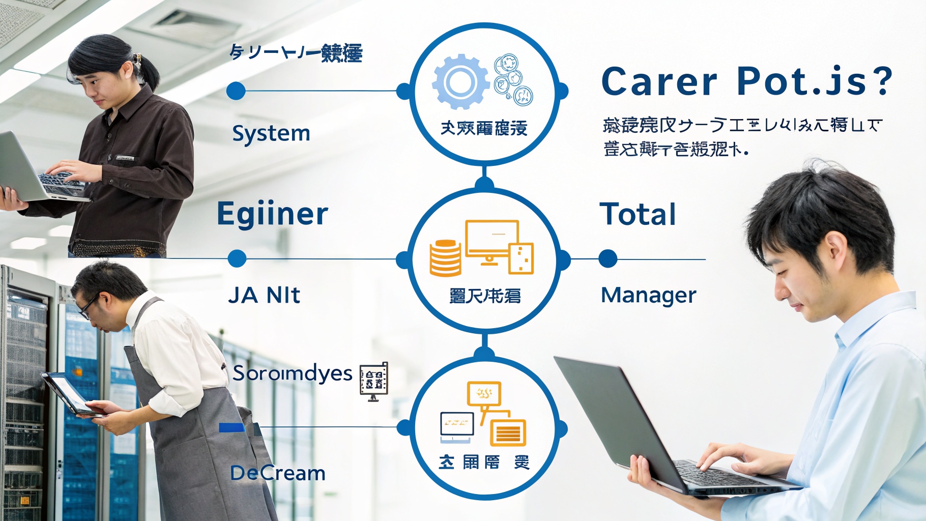 IT業界の多様な職種とキャリアパス