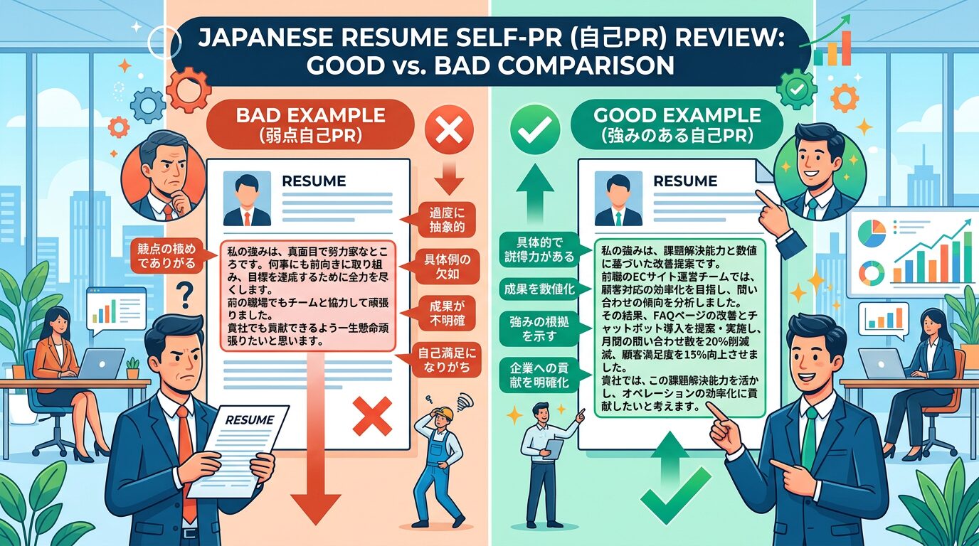職務経歴書の自己PRが弱い原因と対策