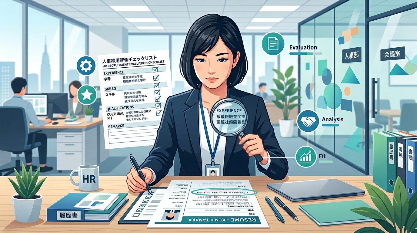 採用担当者が重視する履歴書チェックポイント