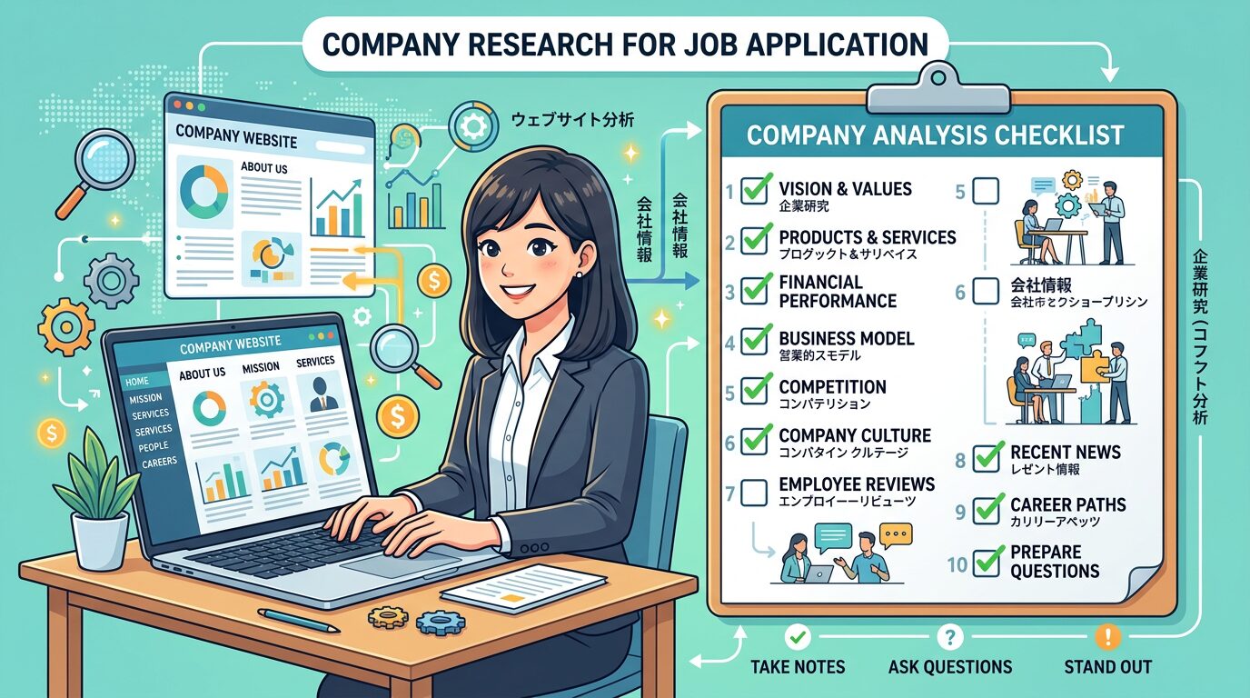 企業研究の重要性と実践的な方法