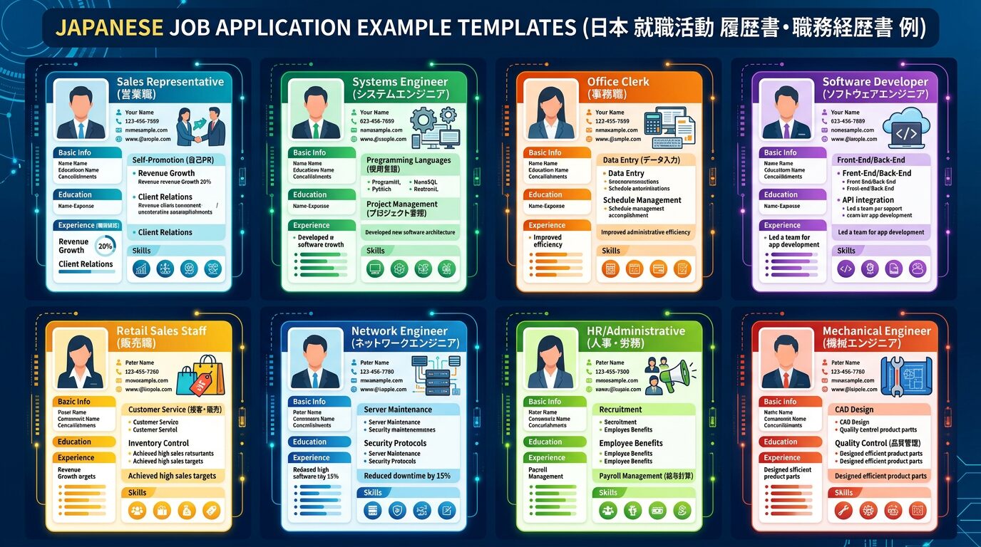 職種別・業界別志望動機例文テンプレート
