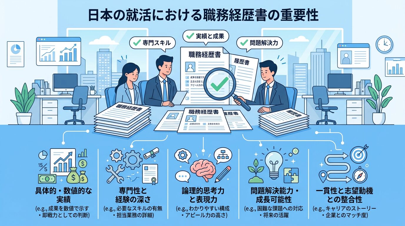 職務経歴書の例文が重要な理由
