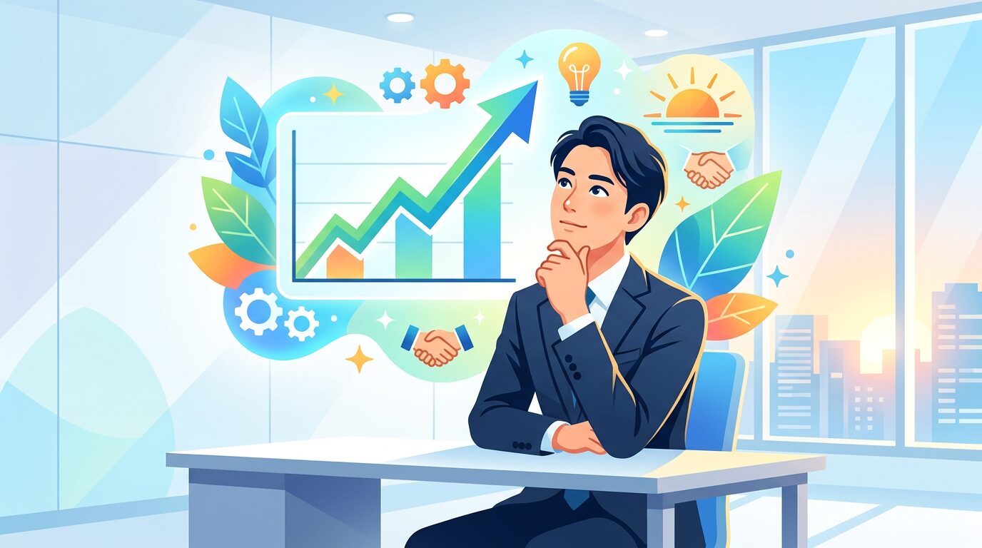 転職で年収が上がる人と上がらない人の比較イメージ