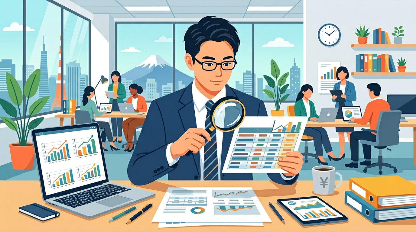市場価値を把握している人とそうでない人の年収比較イメージ