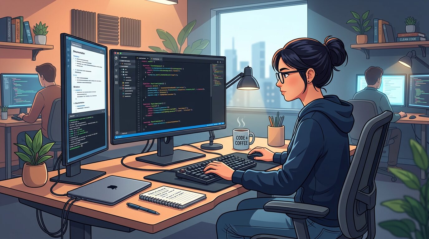 ITエンジニアとして働く男性のイメージ